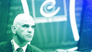 Alain Berset, Secrétaire Général du Conseil de l'Europe, à l'Assemblée parlementaire du Conseil de l'Europe à Strasbourg, septembre 2024